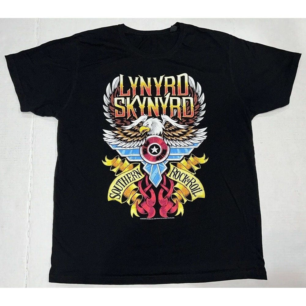 Lynyrd Skynyrd Southern Rock & Roll Slim Fit T-shirt Women's X-Large Black - Picture 2 of 12